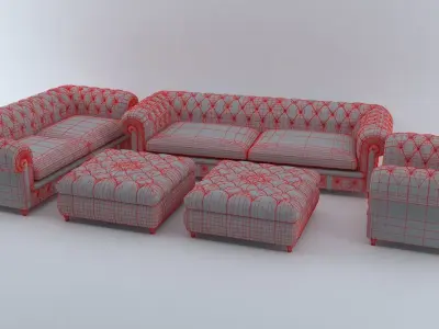 Chester Sofa 3D model