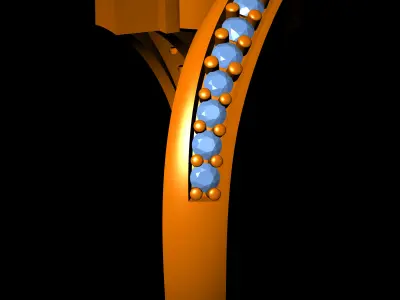Diamond Solitaire Ring Jewellery for Women 3D print model 3D print model