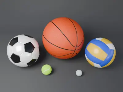 Balls Pack  3D model