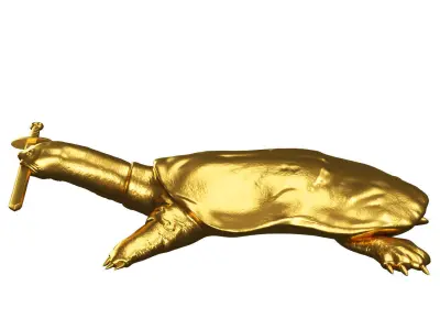 Hoan Kiem turtle 3D print model