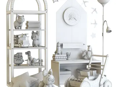 Toys for the nursery 3D model