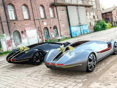 Futuristic super sedan- Excalibur 3D model