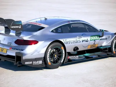 Mercedes AMG C-coupe c63 DTM 2017 3D model