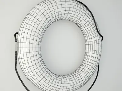 Life Preserver Ring 2 3D model