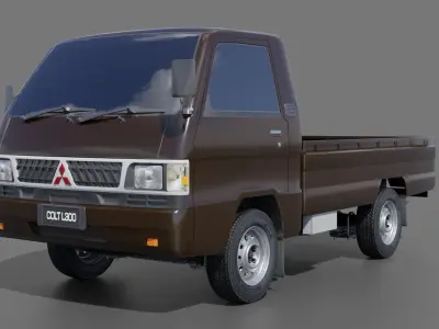 Mitsubishi L300 Low-poly 3D model