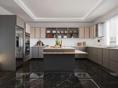 Luxury Modern Kitchen Design  3D model