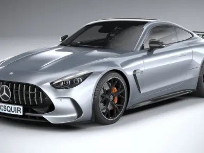 Mercedes-Benz AMG GT Coupe 2024 LowPoly 3D model