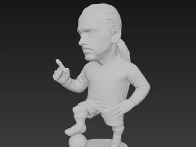 Leroy Sane Chibi Style 3D Model 3D print model