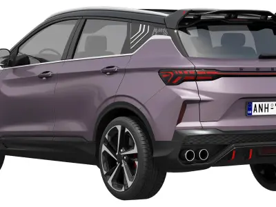 Geely new Coolray 3D model