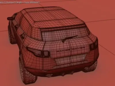 RANGE ROVER EVOQUE Low-poly 3D model