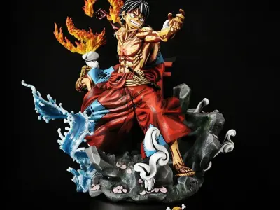 LUFFY RED HAWK - ONE PIECE - WANO - BIONIC3D 3D print model