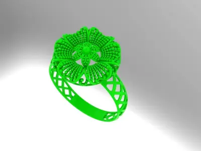 Gold Ring 38 3D print model