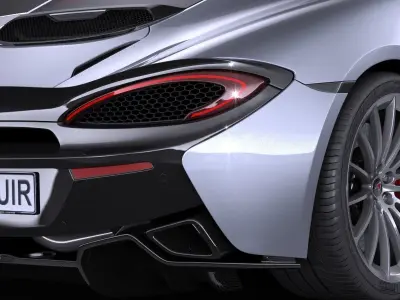 McLaren 570GT 2017 3D model