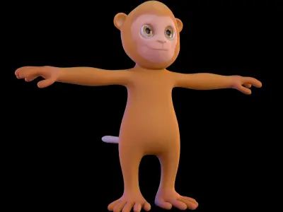Monkey RIG 3D model