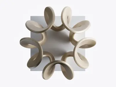 Abstract sculpture by Gianpietro Carlesso 3D model