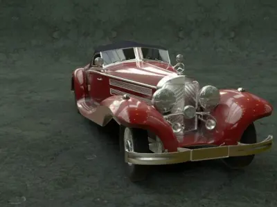 Mercedes-Benz 500k  3D model