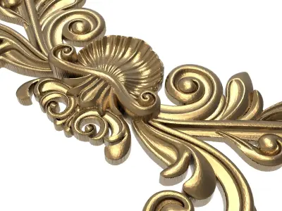  decorative pattern ready for 3D printing 3D print model