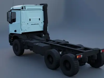 Mercedes Arocs 6x6 3D model