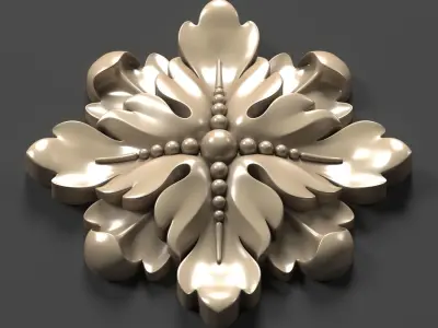 Decor decorative flower 3D model