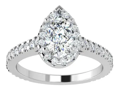 Pear Halo Pendant 4359 3D print model
