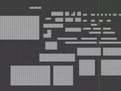 Lego detalics 1 - Bricks 3D model