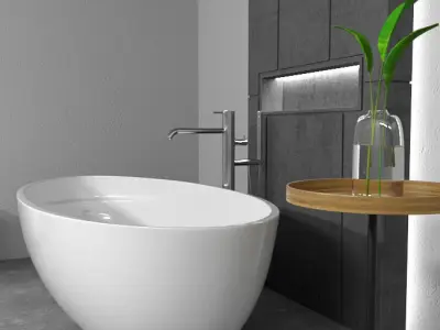 Furniture bathroom 3D model