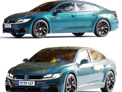 Volkswagen Arteon 2021 R-line 3D model