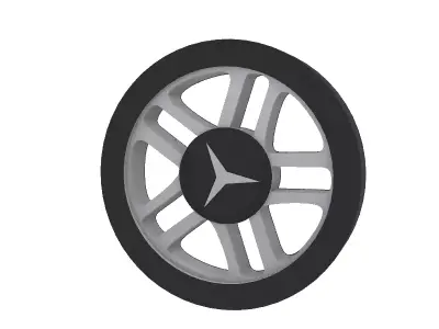 Benz tire Free 3D model