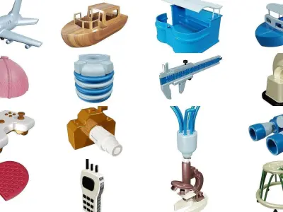 KIDS SPECIAL LOW POLY PBR VALUE PACK 3D Model Collection