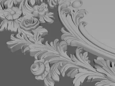 dekor ornament 3D model 17