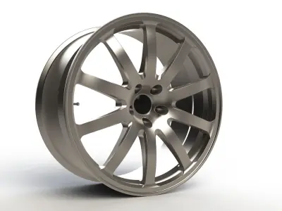 Vehicle Rim 3D print model
