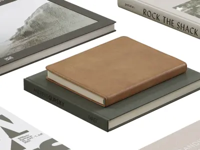 Coffee Table Books 5 3D model