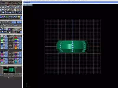 Luxury Modular Gold Ring with JEWEL Accent 3D print model