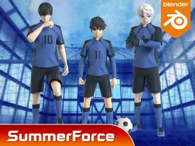 Rin Itoshi - Blue Lock 3D model