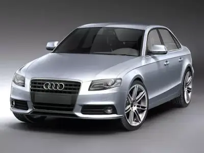 Audi A4 2008 Sedan 3D model