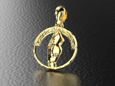 Horse Pendant 3d model for 3d printing  3D print model