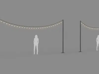 Lights Strings 3D model