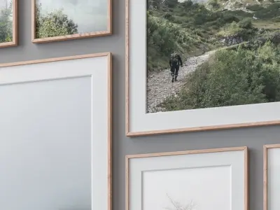 Photo Frames Set  101 3D model