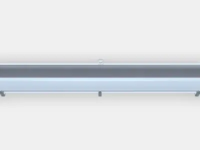 TRETUR Block-out roller blind 3D model