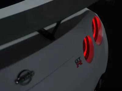 Nissan GTR Real Time Model 3D model