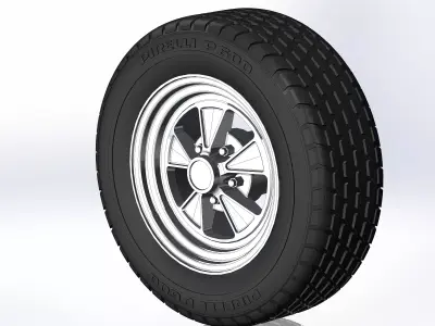 Custom wheels Legendary Wheels LW70 for your scale model 3D print model