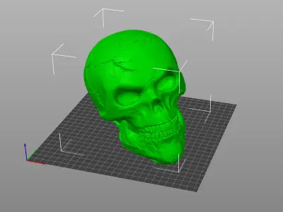 Skull Dozer-Extreme 3D print model