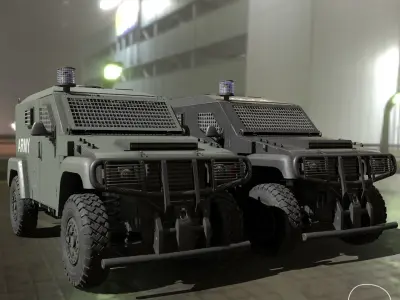 ARQUUS DAGGER 4X4 LAV Low-poly 3D model