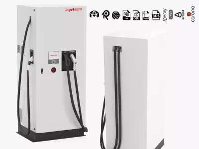 Ingeteam Ingerev Rapid 50 Trio charging Station 3D model