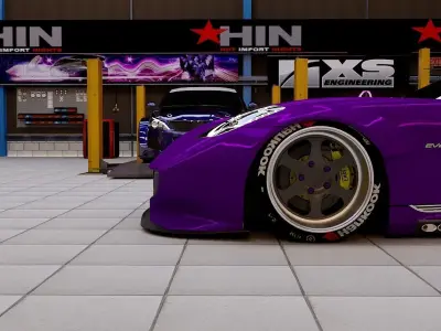 Karma Fisker 2012 Wide Body 3D model