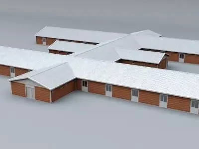 PREFABRICATED BUILDING 2 3D model