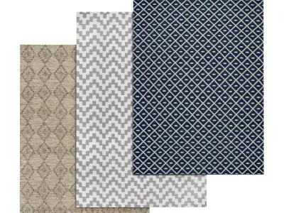 Rug Set 1519 3D model