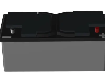 CAR BATTERY 3D model
