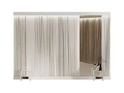 Serenity Headboard 3D model