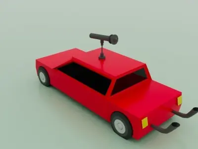 Low Poly 6 Racing Car Collection Low-poly 3D model